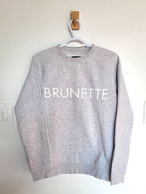 Brunette the Label Brunette Grey Crewneck - Size XS